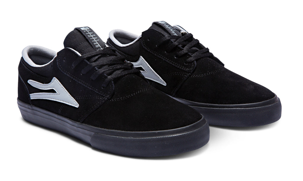 Lakai Griffin Skate Shoes - Black/Black Suede2.jpg