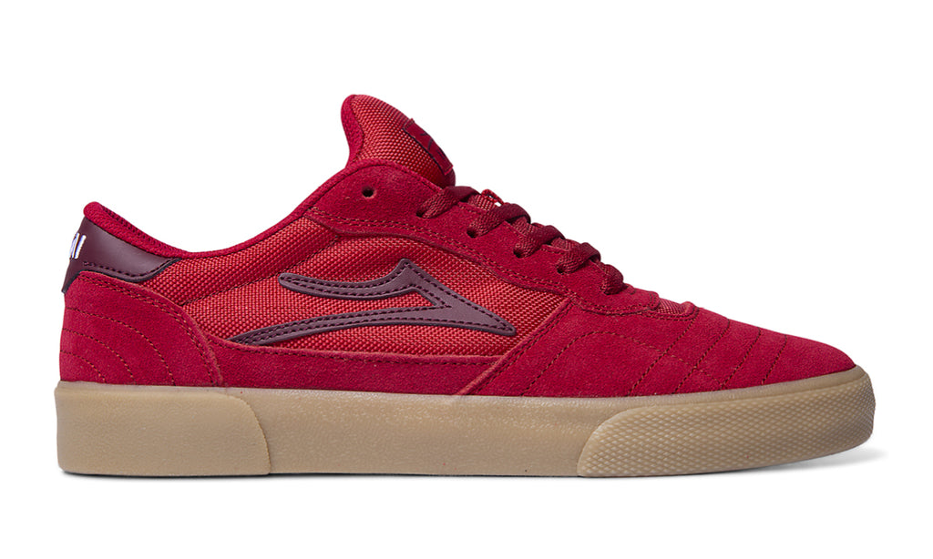 Lakai Cambridge Skate Shoes - Red/Burgundy Suede_Q324.jpg