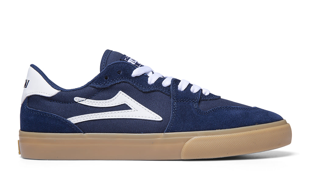 Lakai York Skate Shoes - Navy/Gum Suede Q3-24 D1 .jpg