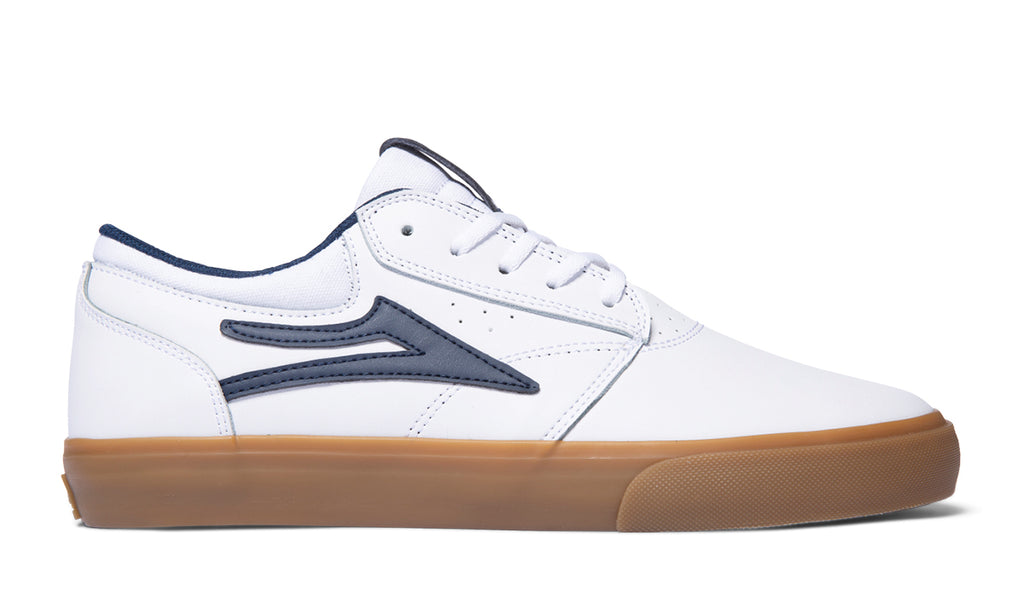 Lakai Griffin Leather Skate Shoes - White Gum.jpg