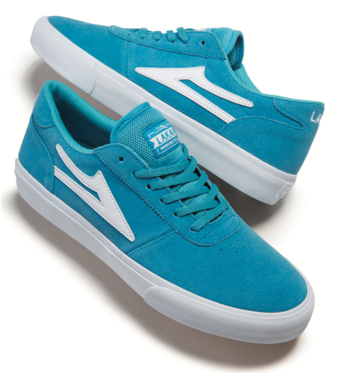 Lakai Manchester Skate Shoes - Cyan Suede4.png