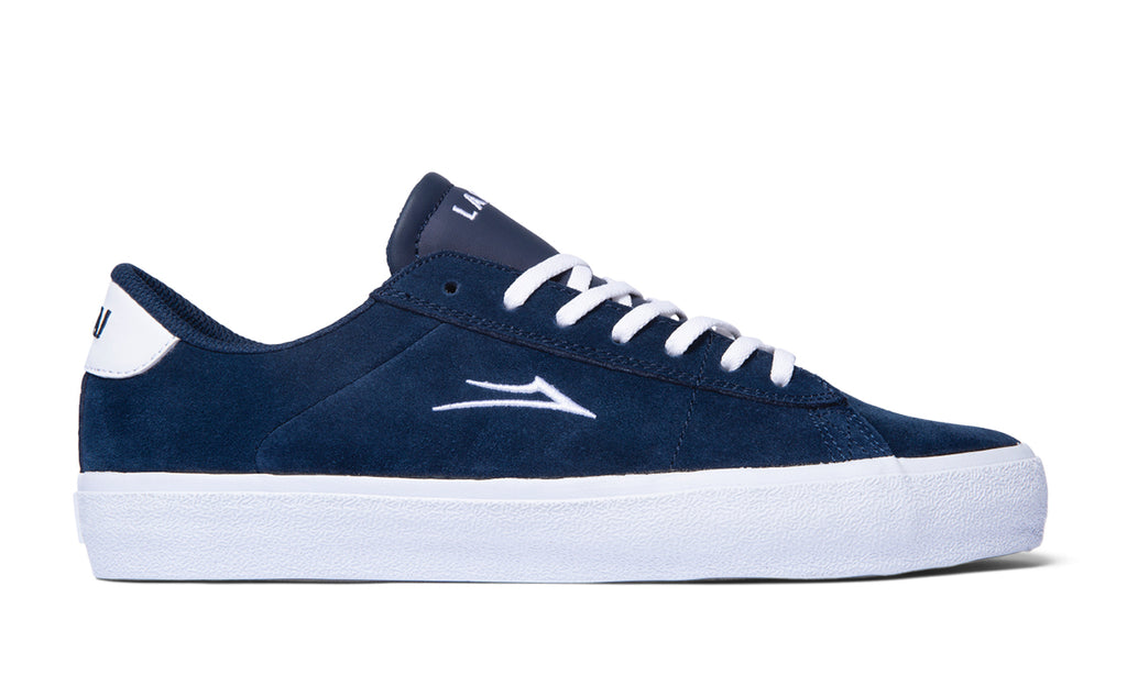 Lakai Newport Skate Shoes - Navy Suede.jpg