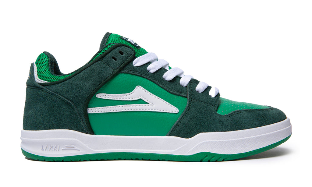 Lakai Telford Low Skate Shoes - Green Suede_MS2240262B00_GRENS_01.jpg