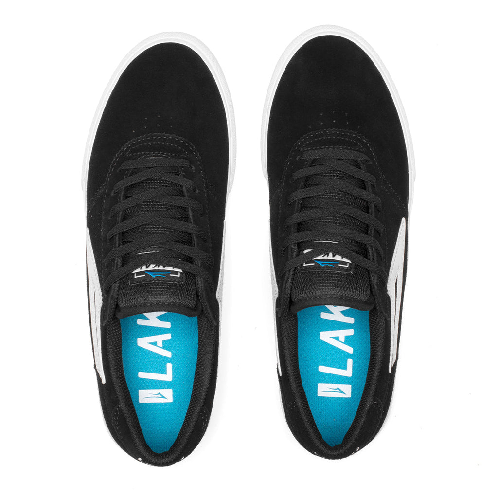 Lakai Manchester Skate Shoes - Black White TOP.jpg