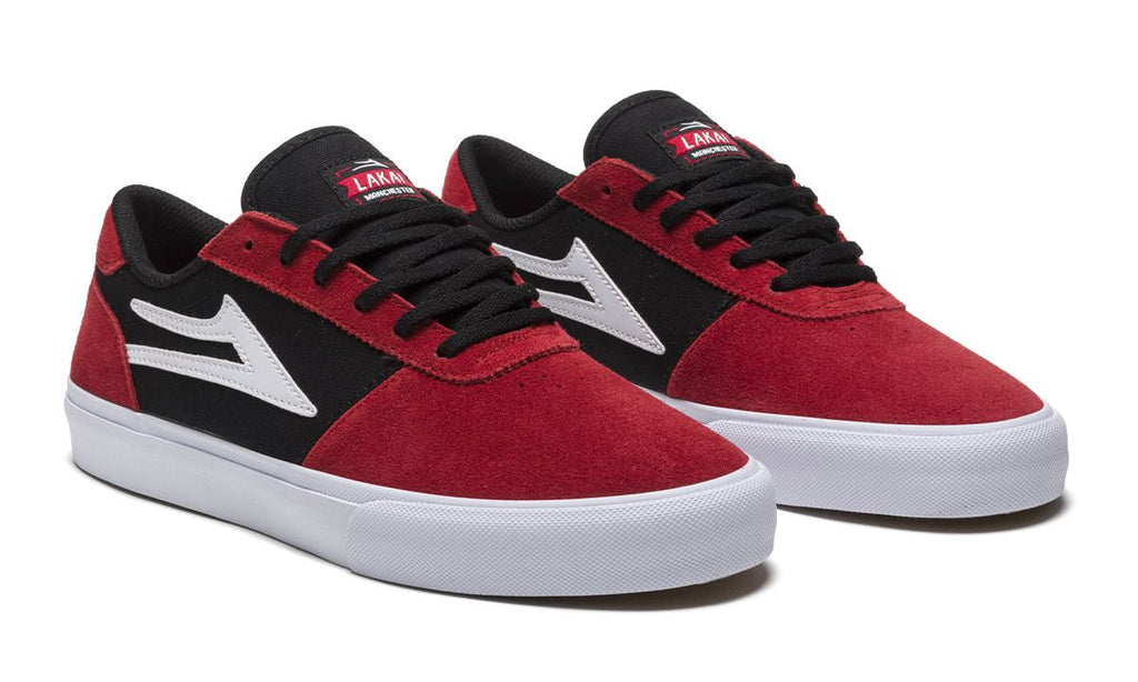 Lakai Manchester Skate Shoes - Red-Black Suede02.jpg