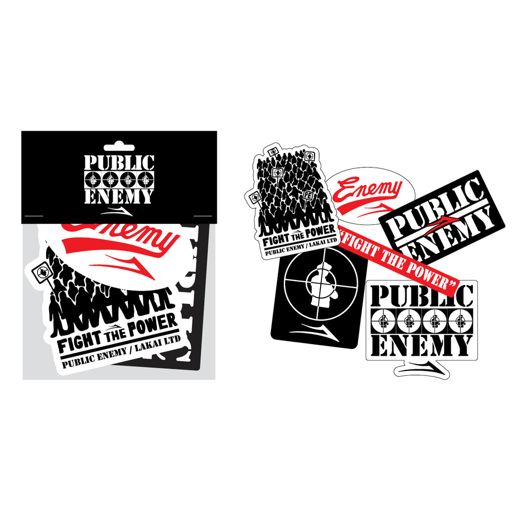 Lakai x Public Enemy 6 Pack Stickers Multi_02.jpg