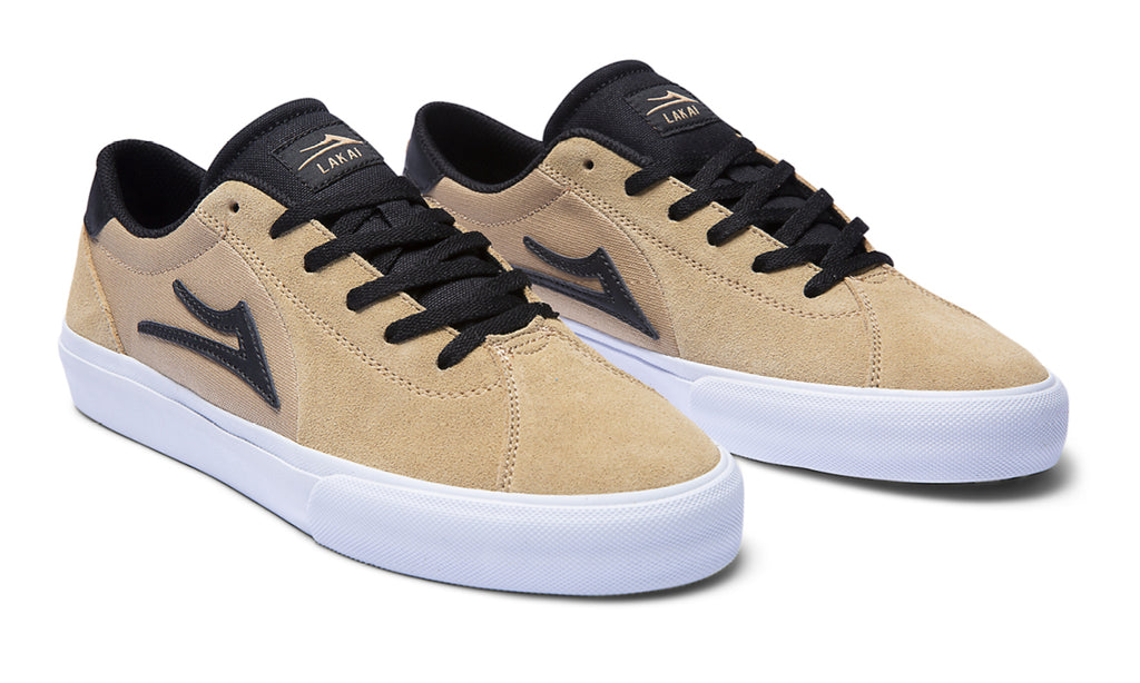 Lakai Flaco 2 Skate Shoes - Tan Suede_SIDE_Q324.jpg