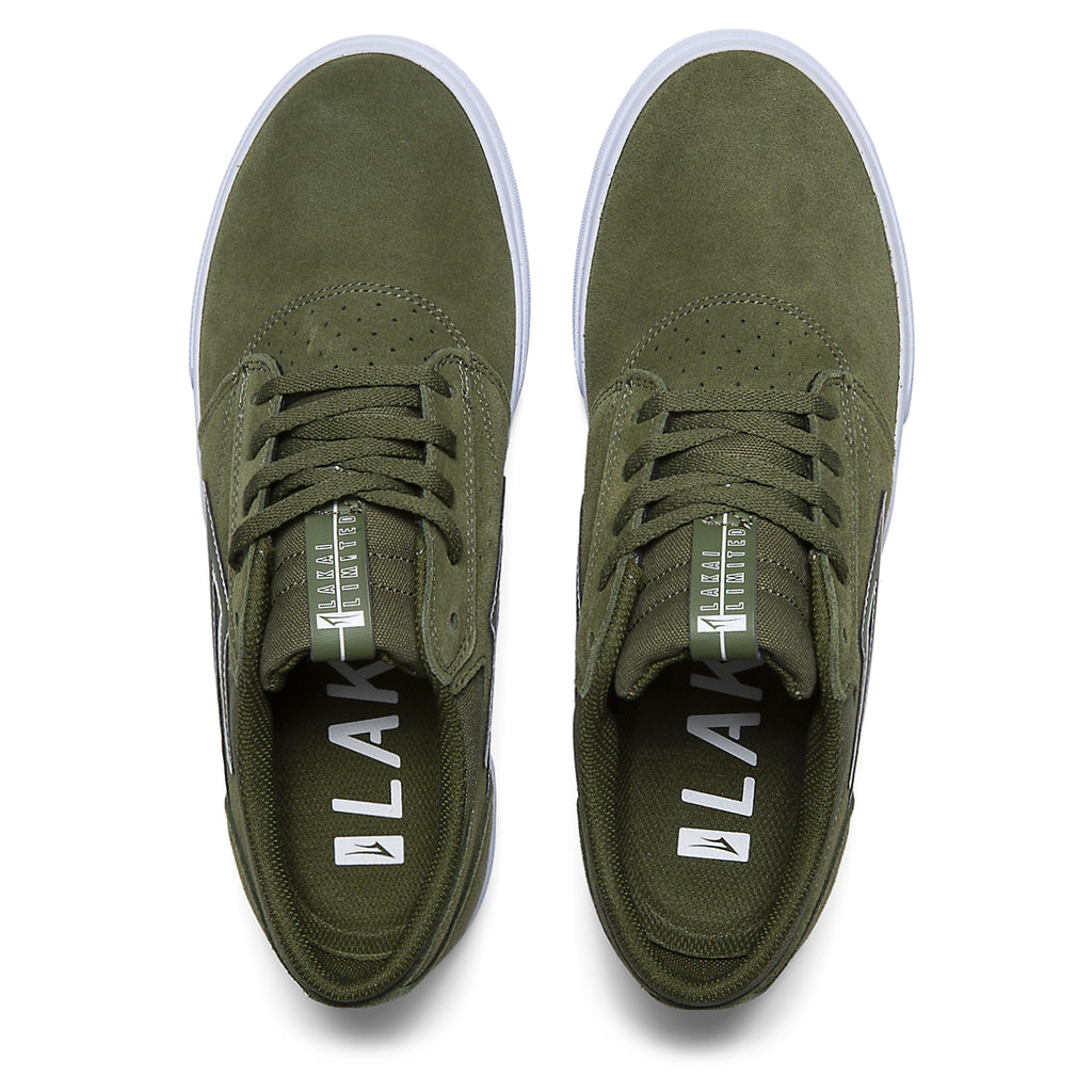 Lakai Griffin Skate Shoes - Olive Suede_TOP_Q324.jpg