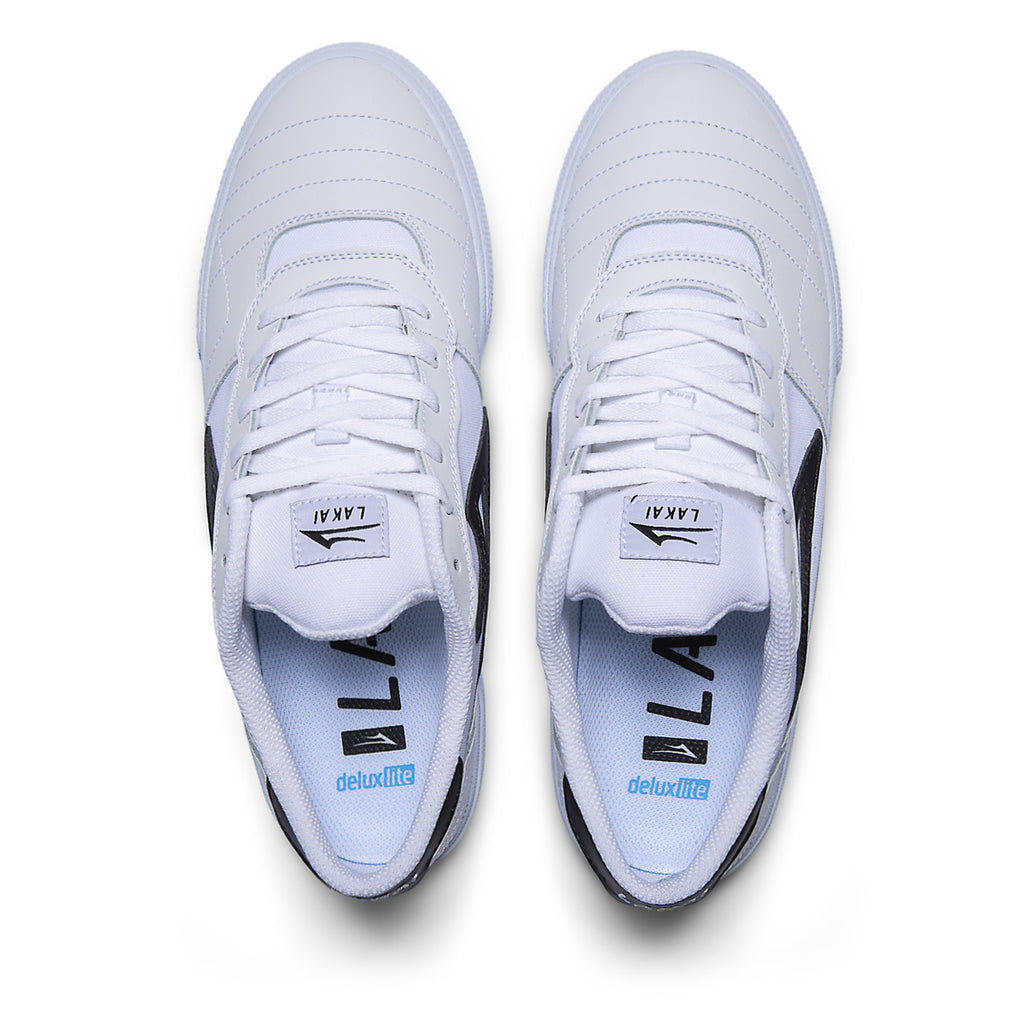 Lakai Cambridge Leather Skate Shoes - White_TOP.jpg