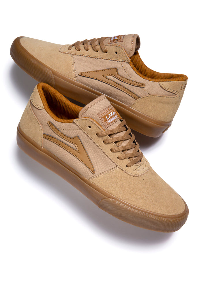 Lakai Manchester Skate Shoes - Tan/Gum Suede 02.jpg