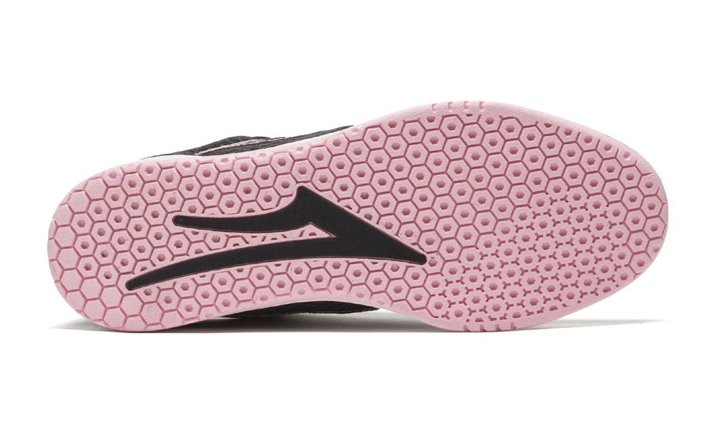 Lakai Atlantic Skate Shoes - Charcoal/Pink Suede BOTTOM.jpg