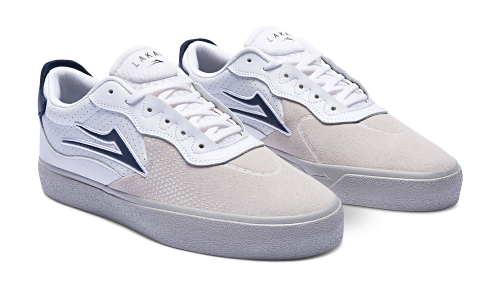 Lakai Essex Leather Skate Shoes - White 2.jpg