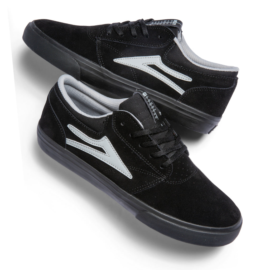 Lakai Griffin Skate Shoes - Black/Black Suede 3.jpg