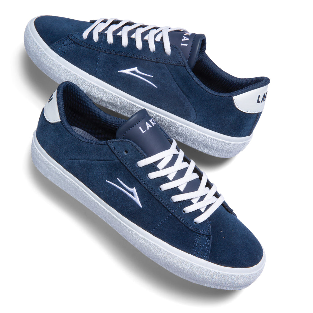 Lakai Newport Skate Shoes - Navy Suede 3.jpg