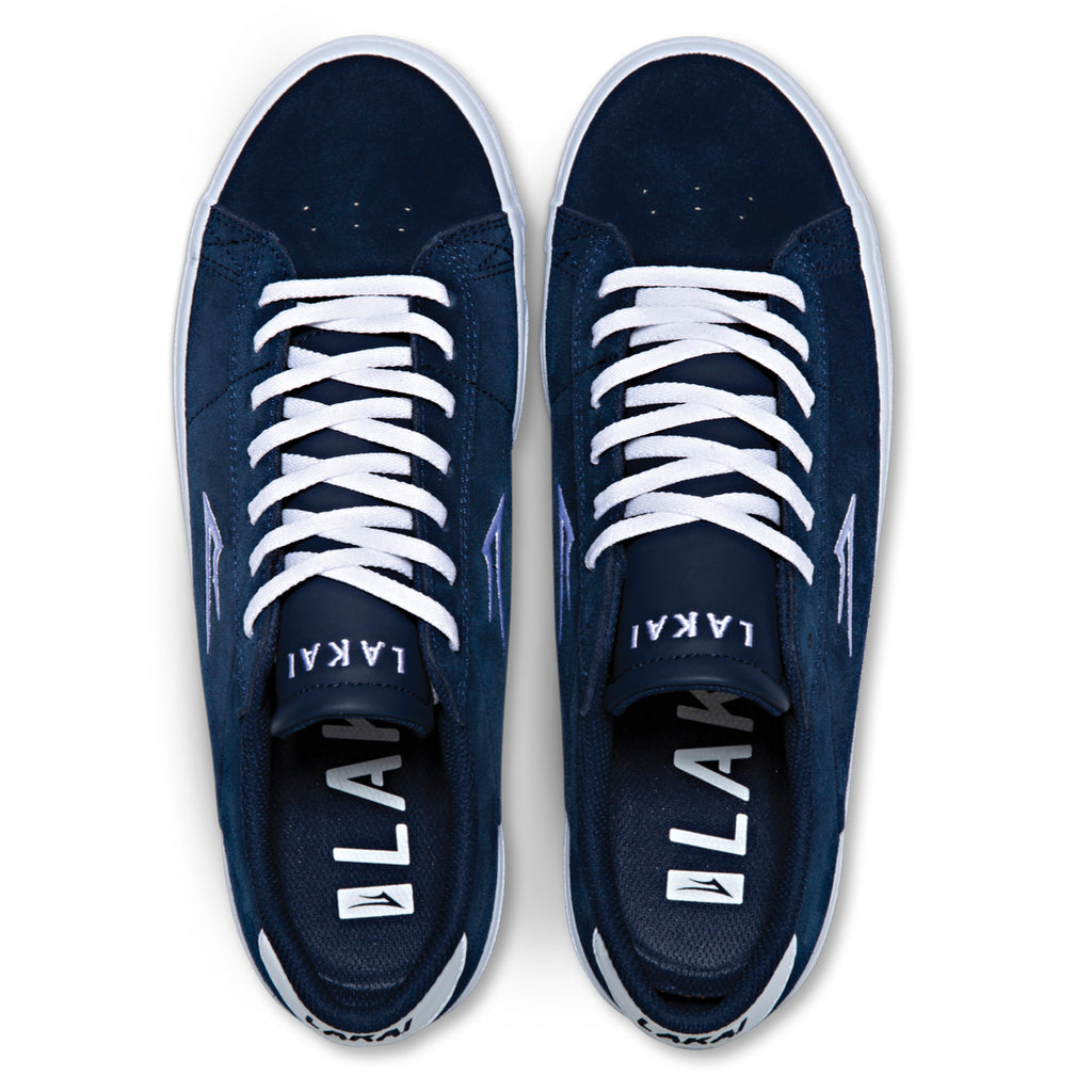 Lakai Newport Skate Shoes - Navy Suede 4.jpg